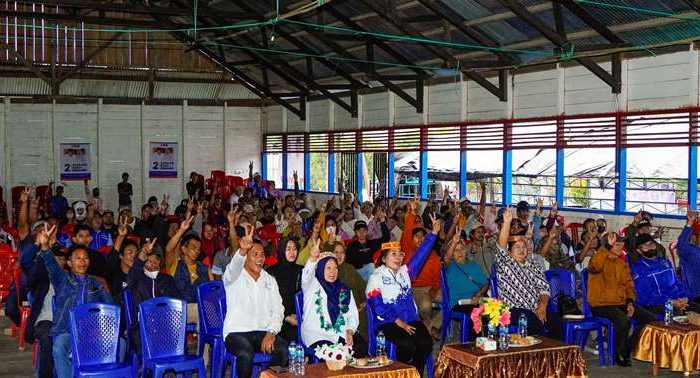 Meski diguyur Hujan, Ratusan Warga Wuasa Antusias Hadiri Kampanye Dialogis BERANI