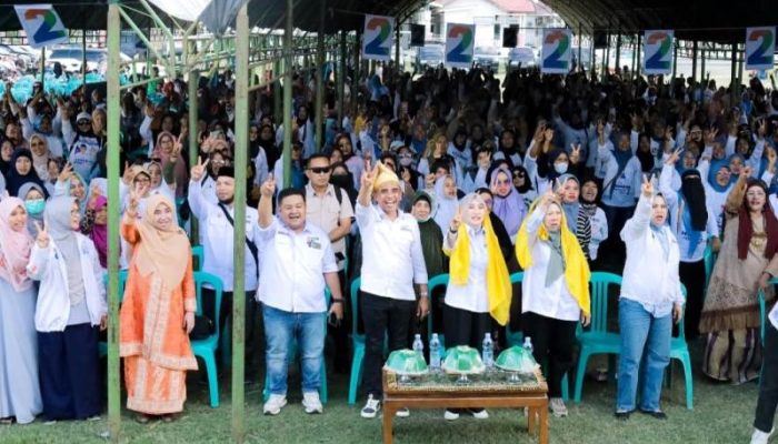 Suarakan Kemenangan BERANI di Kota Rindau, Sakinah Aljufri: Jangan Mau Dibeli dengan Sembako