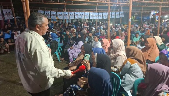 Tatap Muka dengan Tetangga, Nilam Ingatkan Ahmad Ali Harus Amanah JIka Sudah dicintai Rakyat