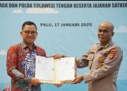 Pertamina Patra Niaga dan Polda Sulteng Tandatangani Perjanjian Penyediaan BBM dan Pelumas 2025