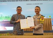 Pertamina dan Polda Sultra Teken Kontrak Kerjasama Pembelian BBM dan Pelumas Tahun 2025
