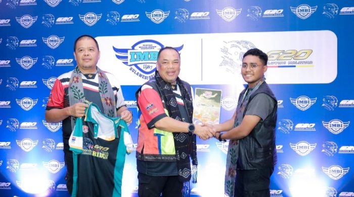 Fathur Razaq Sambut Hangat Puluhan Bikers IMBI Sulsel dan G20 Malaysia di Palu