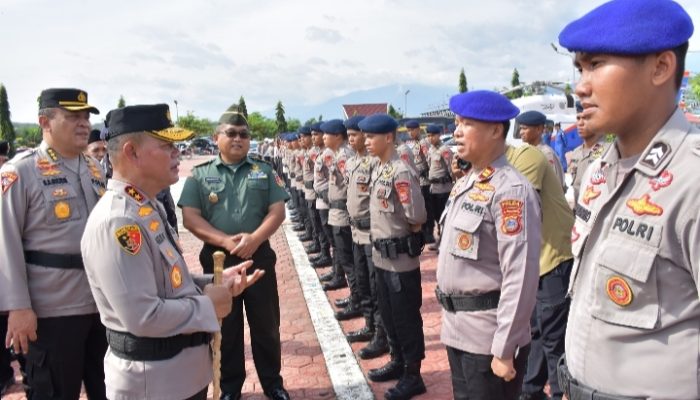 Kapolda Sulteng Tekankan 9 Hal Saat Pimpin Apel Gelar Pasukan Operasi Keselamatan Tinombala 2025