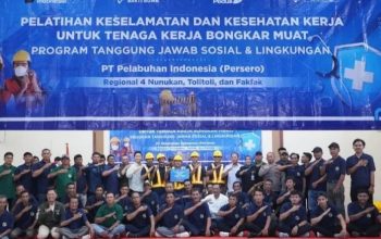 Pelindo Regional 4 Tolitoli Gelar Pelatihan K3 untuk Tenaga Kerja Bongkar Muat di Pelabuhan Dedek