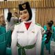 Detik-Detik Haru Sarva Wulandari Membawa Baki Bendera Pusaka di Tolitoli
