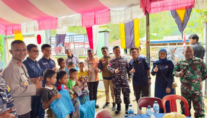 Lanal Tolitoli–Buol Bersama PLN UP3 Tolitoli Gelar Sunatan Massal Gratis untuk 90 Anak di Buo