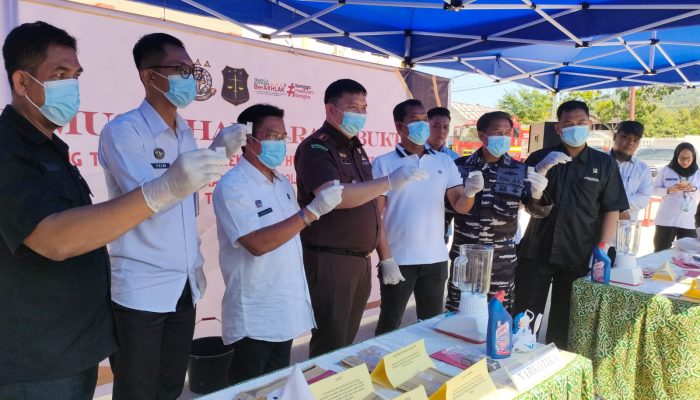 Kasus Narkoba Dominasi Kriminalitas di Tolitoli, Barang Bukti Dimusnahkan Kejari