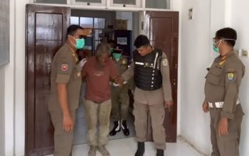 “Manusiakan manusia”, Tim Hunter 07 Satpol PP Tolitoli Evakuasi ODGJ Sedang Sakit ke RSU Mokopido.