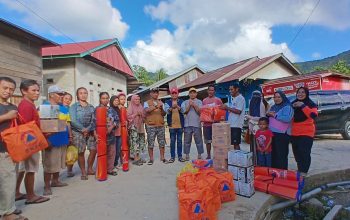 Beberapa Jam Pascakebakaran Rumah Kos Lanoni, BPBD Tolitoli Langsung Salurkan Bantuan.