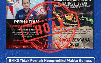 Hoaks Megathrust 2026 Beredar, BPBD Tolitoli Tegaskan Tidak Ada Prediksi Gempa dari BMKG