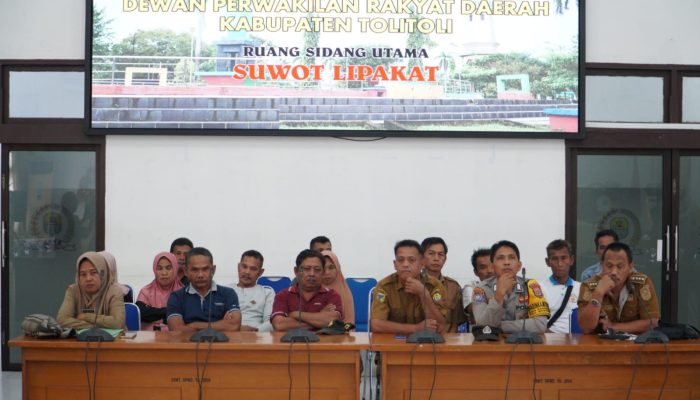 Sengketa Tanah Akibat Perubahan Aliran Sungai, DPRD Tolitoli Fasilitasi RDP Bersama Warga Kongkomos