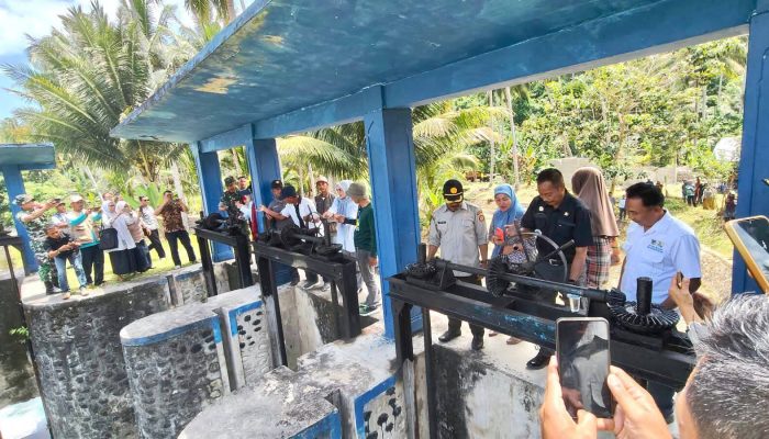 Ketua DPRD Tolitoli Hadiri Pelepasan Air Irigasi Tende Lalos, Harap Panen Petani Melimpah