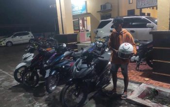 Polsek dan Koramil Baolan Sikat Balap Liar, Motor Berknalpot Brong Diamankan