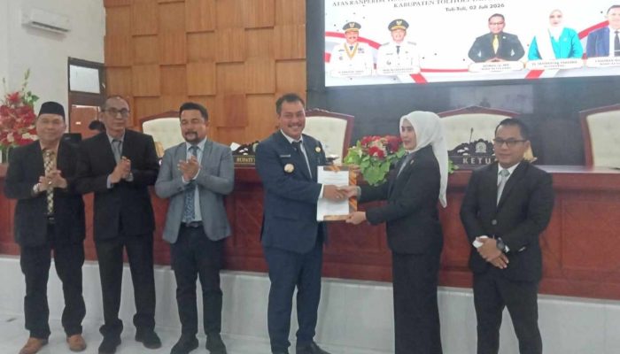 DPRD Tolitoli Setujui Ranperda Pertanggungjawaban APBD 2025, Pendapatan Tembus 96,57 Persen, SiLPA Rp33,64 Miliar