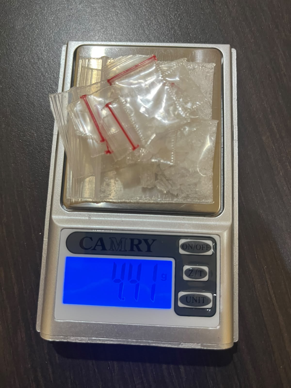 Total jumlah barang bukti sabu seberat 4.41 gram yang dikuasai tersangka dan berhasil diamankan 