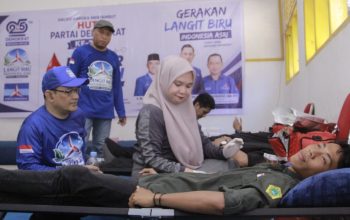 Demokrat Tolitoli Gelar Donor Darah Sambut HUT ke-25
